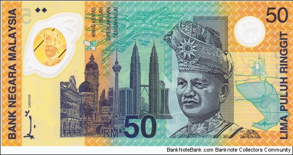 Malaysia 50 ringgit 1998 