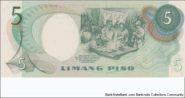 Banknote from Philippines year 1969