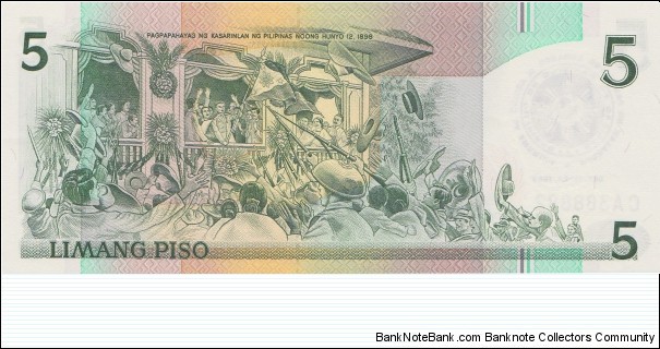 Banknote from Philippines year 1986