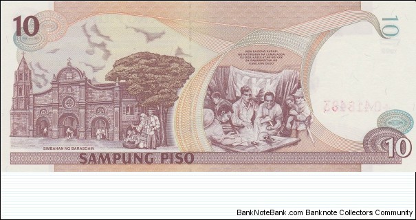 Banknote from Philippines year 1999
