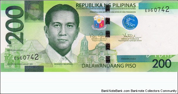 Philippines 200 piso 2010 Banknote