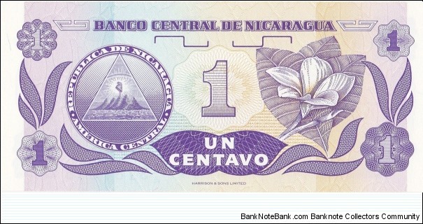 Banknote from Nicaragua year 1991