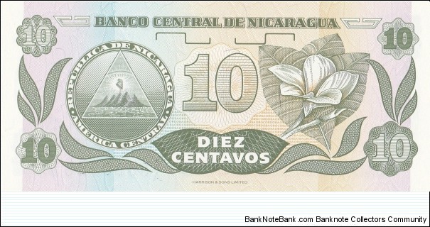 Banknote from Nicaragua year 1991