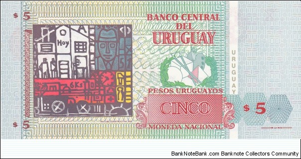 Banknote from Uruguay year 1998