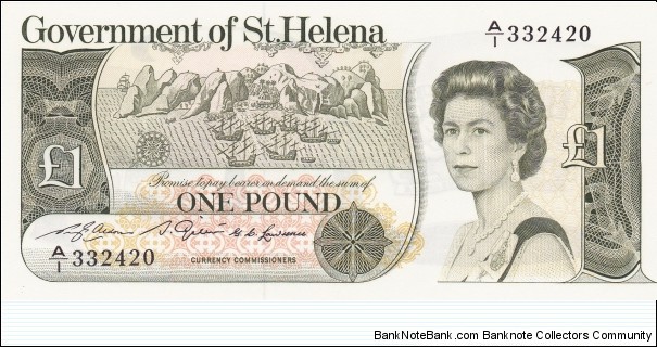 St.Helena 1 pound 1981 Banknote