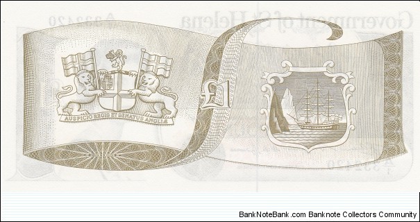 Banknote from Saint Helena year 1981