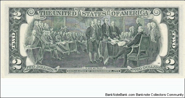 Banknote from USA year 1976