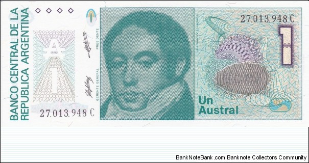 Argentina 1 austral 1985-1989 Banknote