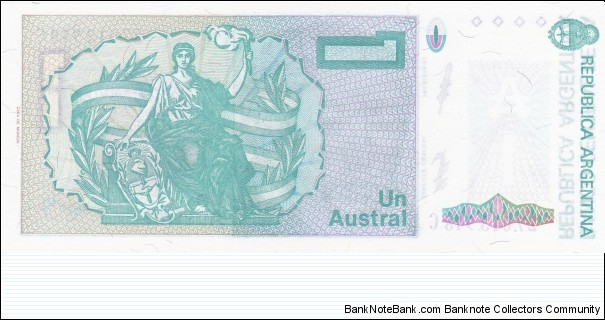 Banknote from Argentina year 1985