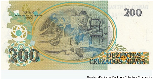 Banknote from Brazil year 1990