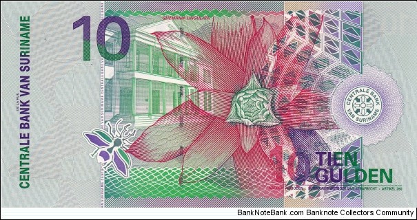 Banknote from Suriname year 2000