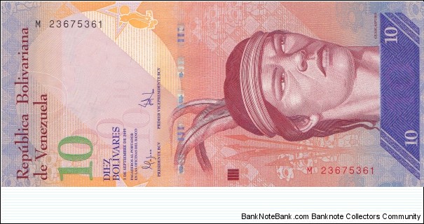Venezuela 10 bolívares 2009  Banknote