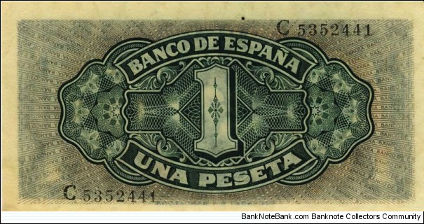 Banknote from Spain year 1940