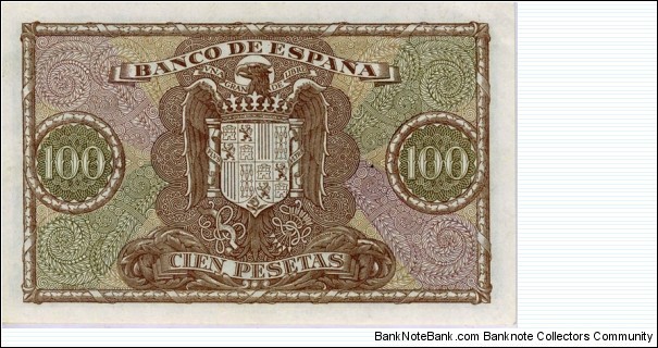 Banknote from Spain year 1940