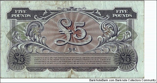 Banknote from United Kingdom year 0