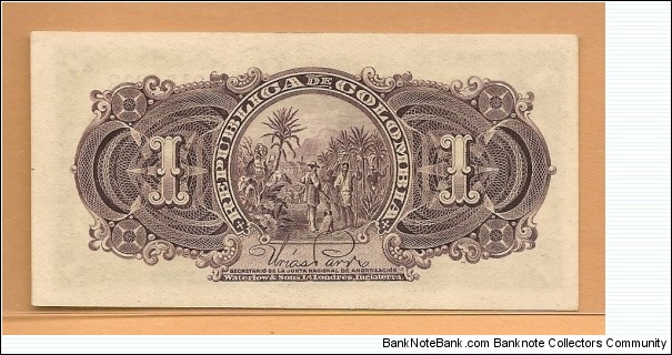 Banknote from Colombia year 1904