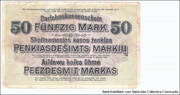 Banknote from Germany year 1918