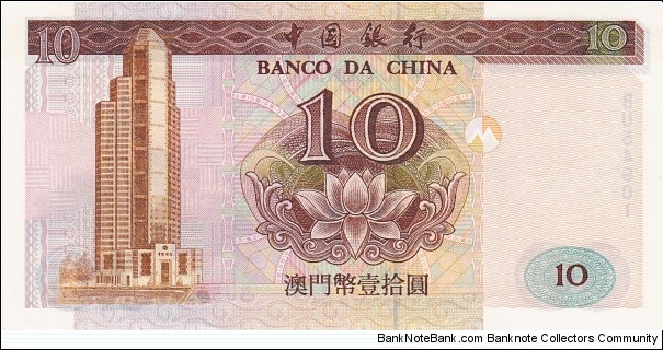 Banknote from Macau year 1995