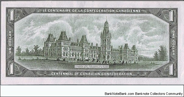 Banknote from Canada year 1967