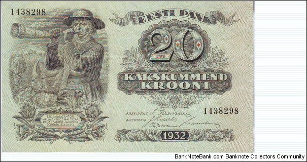  20 Krooni Banknote