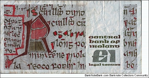Banknote from Ireland year 1989