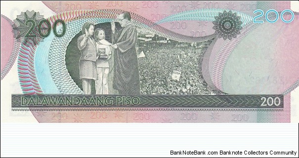 Banknote from Philippines year 2011