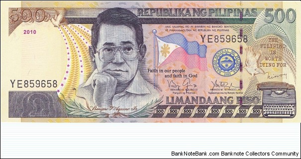 Philippines 500 piso 2010 Banknote