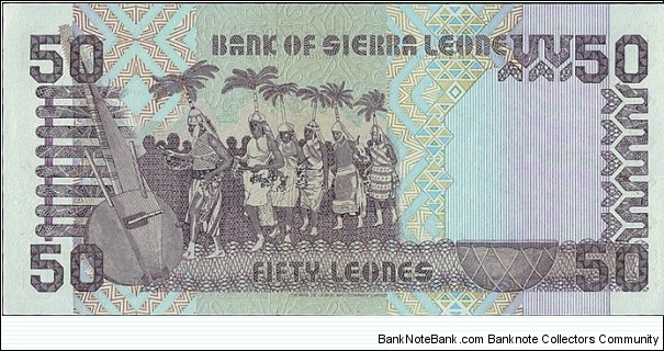 Banknote from Sierra Leone year 1989