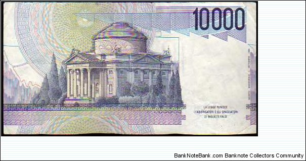 Banknote from Italy year 1984