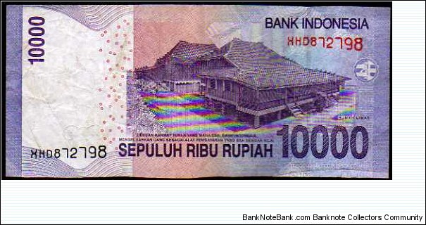 Banknote from Indonesia year 2010
