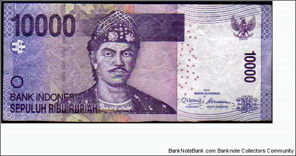 10'000 Rupiah__ pk# 150  Banknote