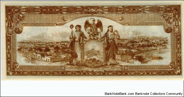 Banknote from Mexico year 1915