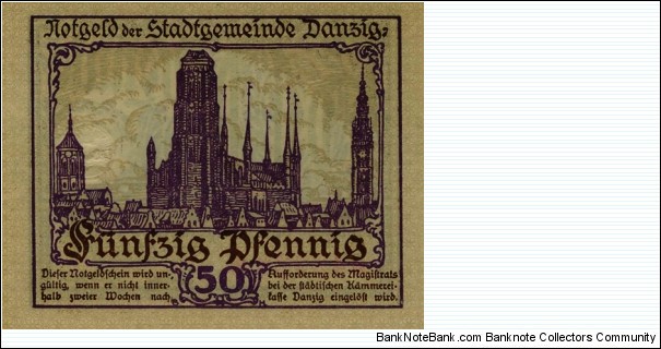 Banknote from Germany year 1919