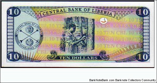 Banknote from Liberia year 2009