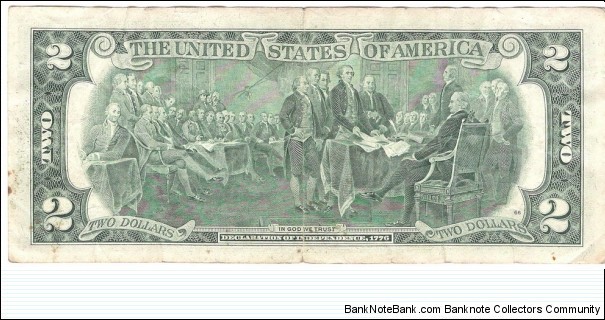 Banknote from USA year 1976