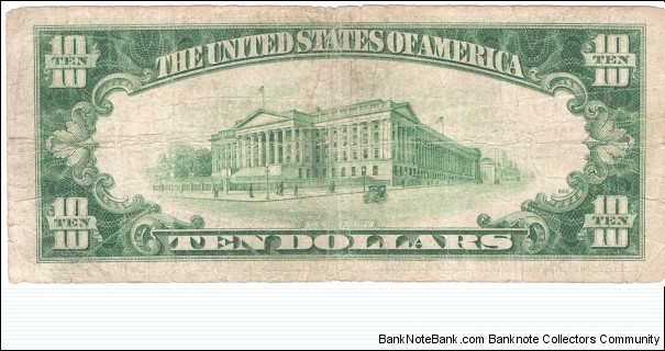 Banknote from USA year 1934