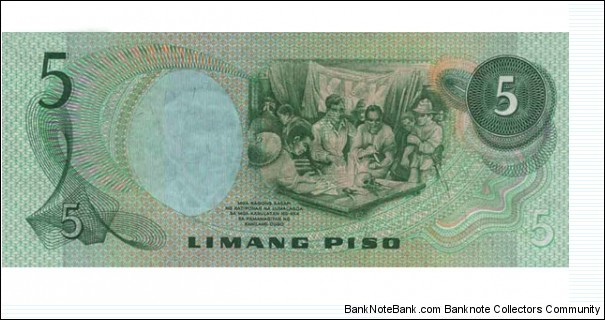 Banknote from Philippines year 1970