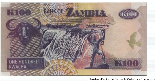 Banknote from Zambia year 2006