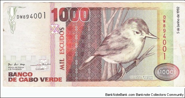 1000 Escudos Banknote