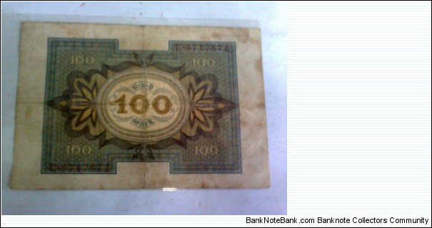 Banknote from Germany year 1920