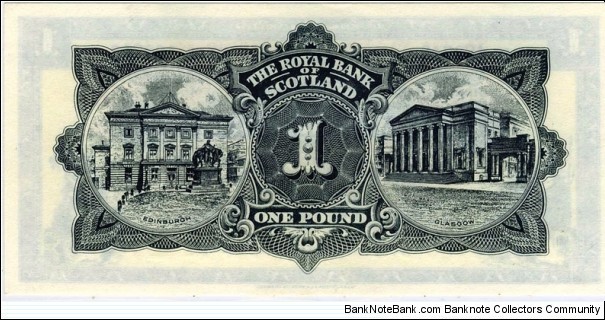 Banknote from Scotland year 1965