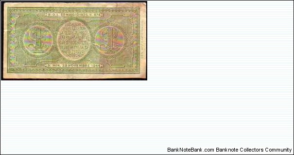 Banknote from Italy year 1944