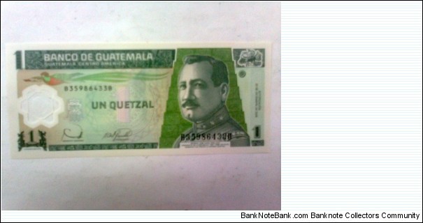 1 quetzal(polymer) Banknote