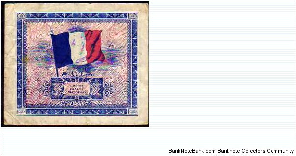 Banknote from France year 1944