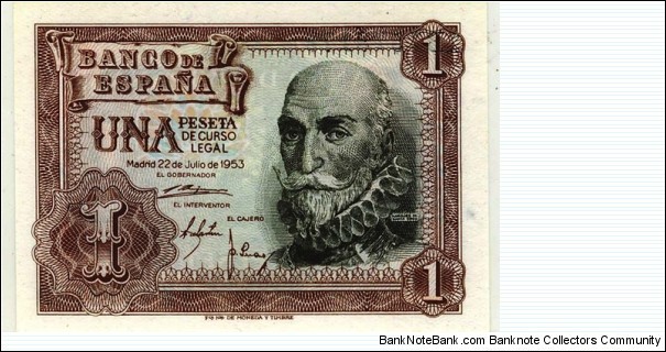 1 Peseta Banknote