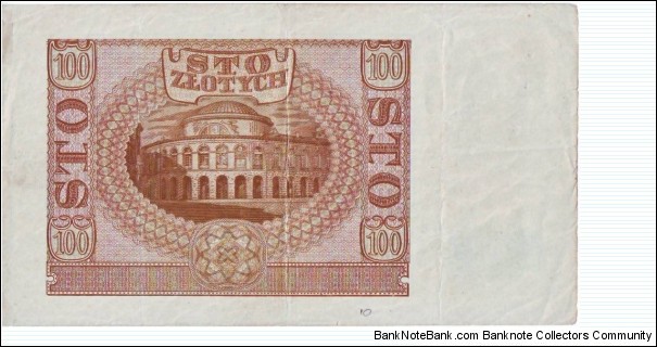 Banknote from Poland year 1940