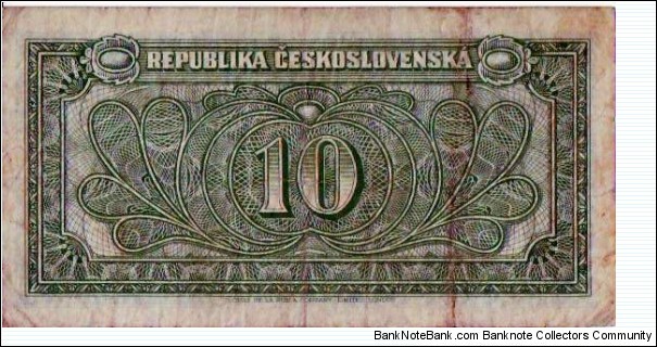 Banknote from Czech Republic year 1945