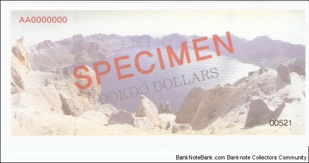 Banknote from Exonumia year 2012