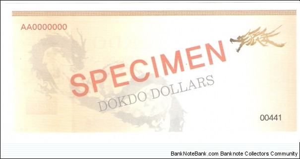 Banknote from Exonumia year 2012