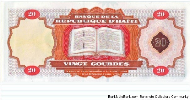 Banknote from Haiti year 2001